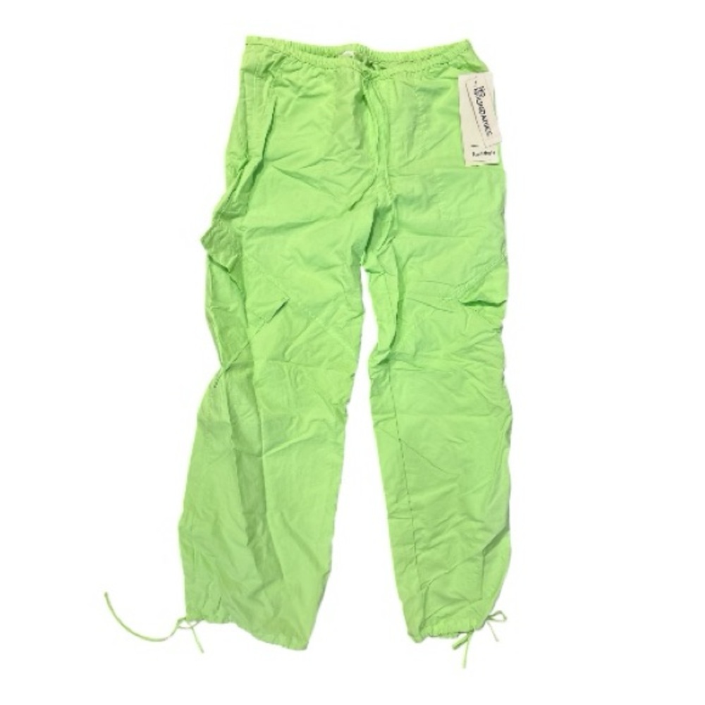 No Boundaries Neon Green Track Pants